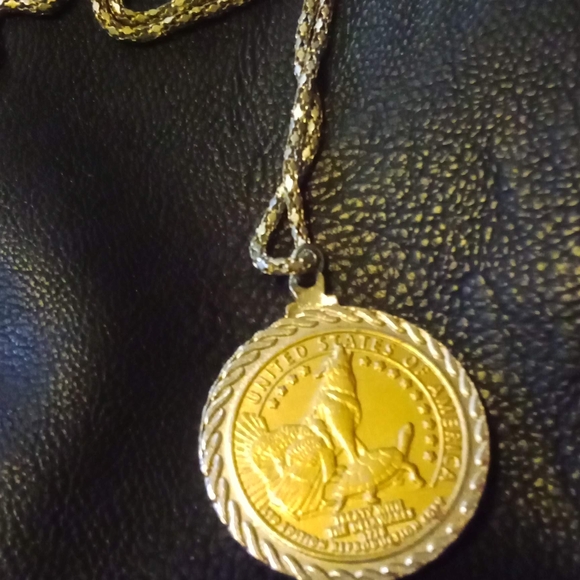 American Indian Relief Counsel Coin Necklace - Picture 4 of 4